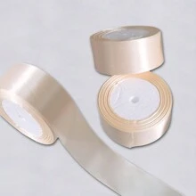 3 Stücke, 72 Yards/4cm Satinband Geschenkbox Verpackung, dekoratives Band, Bekleidungs Zubehör, Gewebeband, Geburtstags Festival Rose Blumen DIY Bastelband