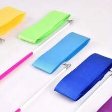 7pcs Colorful Dance Ribbons With Wand - Perfect For Dancer And Gymnast Performances And Party Supplies - Multicolor - View 3