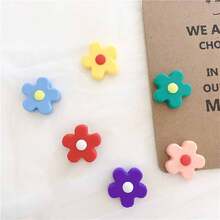 Flower Cable Protector Cute Charging Cable Protectors Charging Cable Saver Cable Bites Sleeve Cable USB Protective Cover, Random Color - Multicolor - View 2