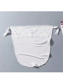 1pc/2pcs Women's Color Block Lace Bra Pad Bralette Accessories With Striped Pattern, Removable & Washable Push Up Bra Pads Made Of Woven Polyester