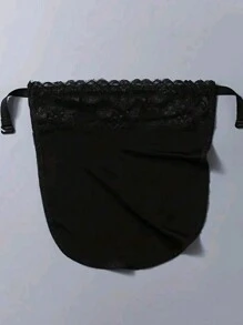 1pc/2pcs Women's Color Block Lace Bra Pad Bralette Accessories With Striped Pattern, Removable & Washable Push Up Bra Pads Made Of Woven Polyester