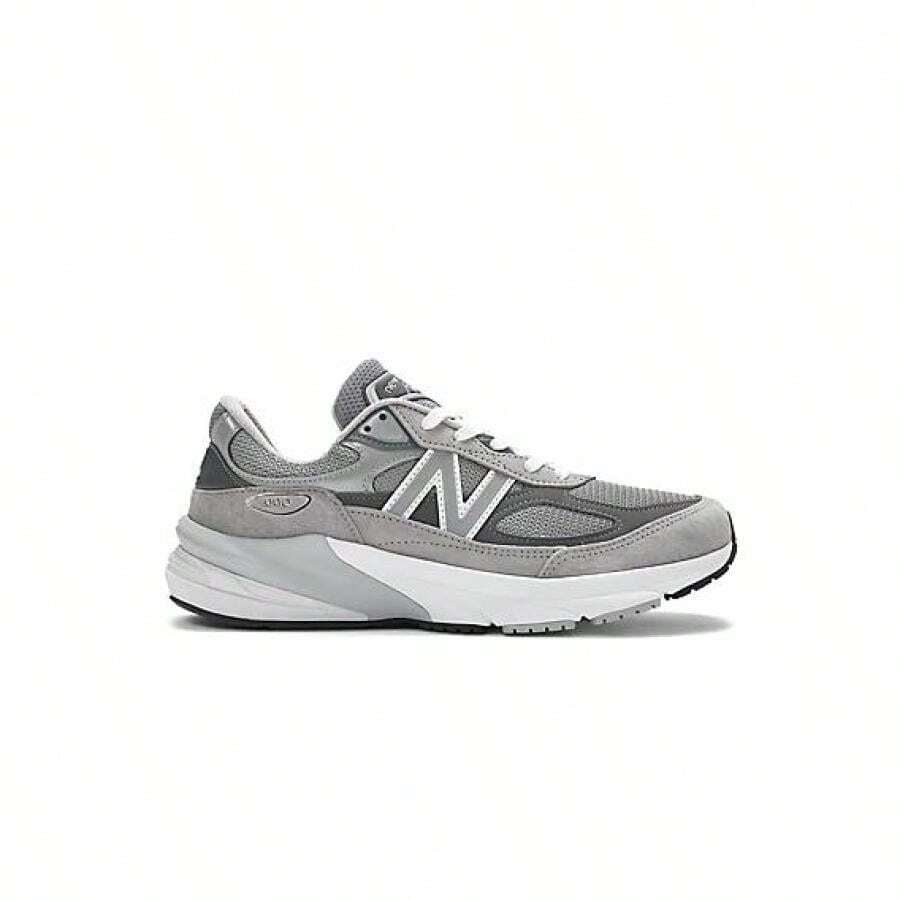 New Balance Zapatos deportivos casuales para hombres - Azul marino con blanco - Ver 1