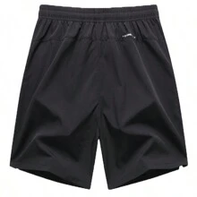 2pcs Summer Boyfriend Style Men's Sports Shorts, Breathable Casual Zipper Pocket Bermuda Shorts, Sport Fitness Running Cycling Lightweight Pants