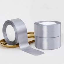 3 Stücke, 72 Yards/4cm Satinband Geschenkbox Verpackung, dekoratives Band, Bekleidungs Zubehör, Gewebeband, Geburtstags Festival Rose Blumen DIY Bastelband