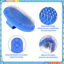 6 件兔子美容套装，小动物美容套装包括猫/狗爱好者礼物和狗/猫妈妈爱宠物除毛工具、猫/狗爱好者礼物和狗/猫妈妈爱宠物指甲钳、跳蚤梳、猫/狗爱好者礼物和狗/猫妈妈爱宠物洗发刷，适用于兔子、仓鼠、沙鼠、豚鼠