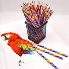 12pcs/Set Rainbow Gradient Color Pencils With Same Core, DIY Hand-Painted Multicolor Pencils For Magic Drawing And Coloring - Multicolor - View 4