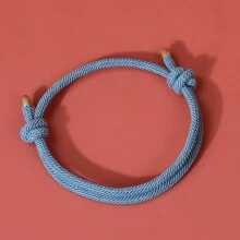 1 Stück minimalistisches gewebtes Armband für Frauen, mehrfarbig, vielseitig, Student Alltagszubehör, Geschenk für Feiertage