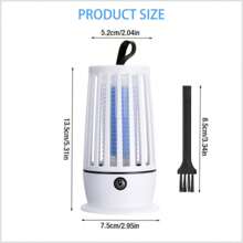 Electric Mosquito  Lamp Zapper LED Light Fly Bug Trap - Multicolor - View 3
