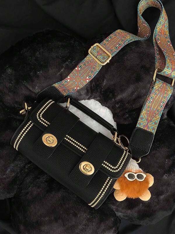 حقيبة صغيرة بأسلوب ريترو اسطوانية