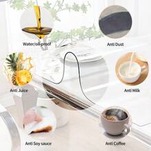 Protector de mesa transparente de 1,5 mm de grosor para escritorio, mesa de comedor, mesa de café, manta de PVC para mesa, mantel de plástico - Transparente 1,5mm - Ver 6