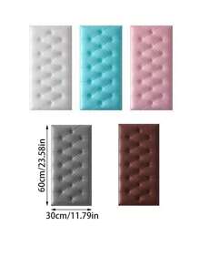 2件防撞泡壁紙床貼嬰兒自黏軟包嬰兒房3d立體牆貼牆貼牆墊防潮防污防黴美化裝飾隔音吸音 - 彩色 - 查看 12