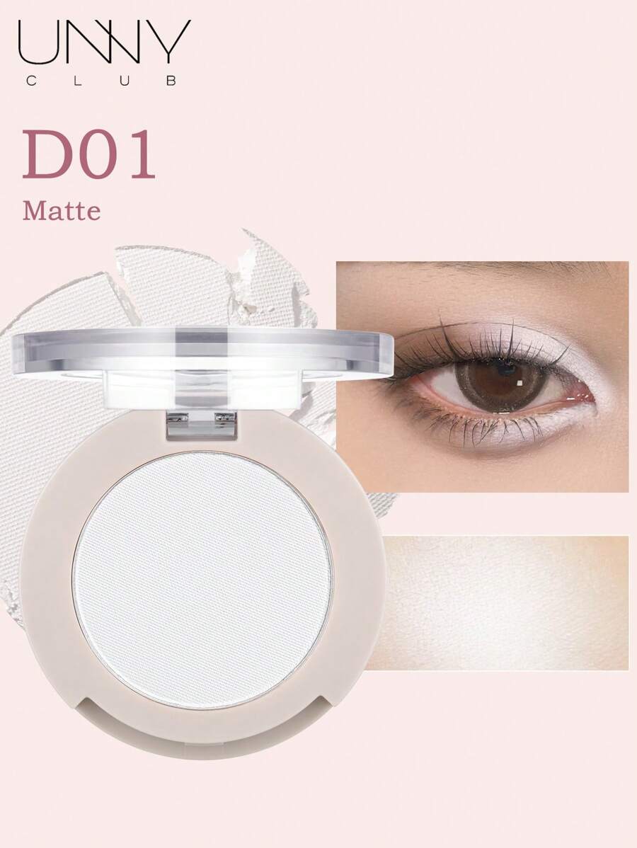 unny club 纯色眼影哑光细腻质地持久眼影轻薄顺滑日常妆容 - D01 Matte - 查看 1