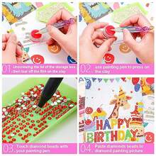 10 Bottles Diamond Painting Wax Refills And Glue For Diamond Painting, 30 Pieces Diamond Painting Wax, DIY Diamond Painting Wax Box With Clay Storage Box For 3D Embroidery Accessories