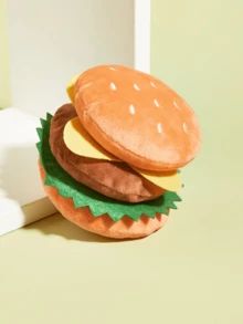 1pc Realistic Food Shaped Pet Squeaky Doll, Plush Squeak Doll For Pets, Halloween Pet Doll - Multicolor - View 13