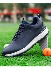 Men Spikeless Golf Shoes Breathable Golf Sneakers Anti Slip Golf Shoes Comfortable Golf Sneakers - Navy Blue - View 7