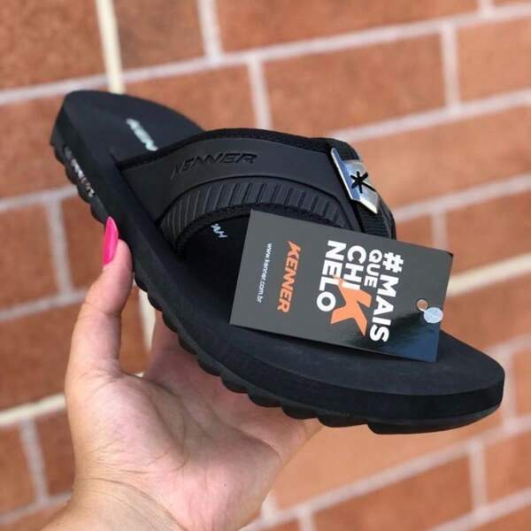 Chinelo  Sandália Original Masculino Kivah Slot Gold