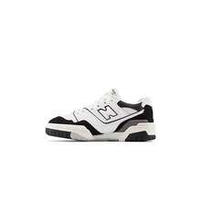 New Balance 550 - White With Black and Rain Cloud - View 4
