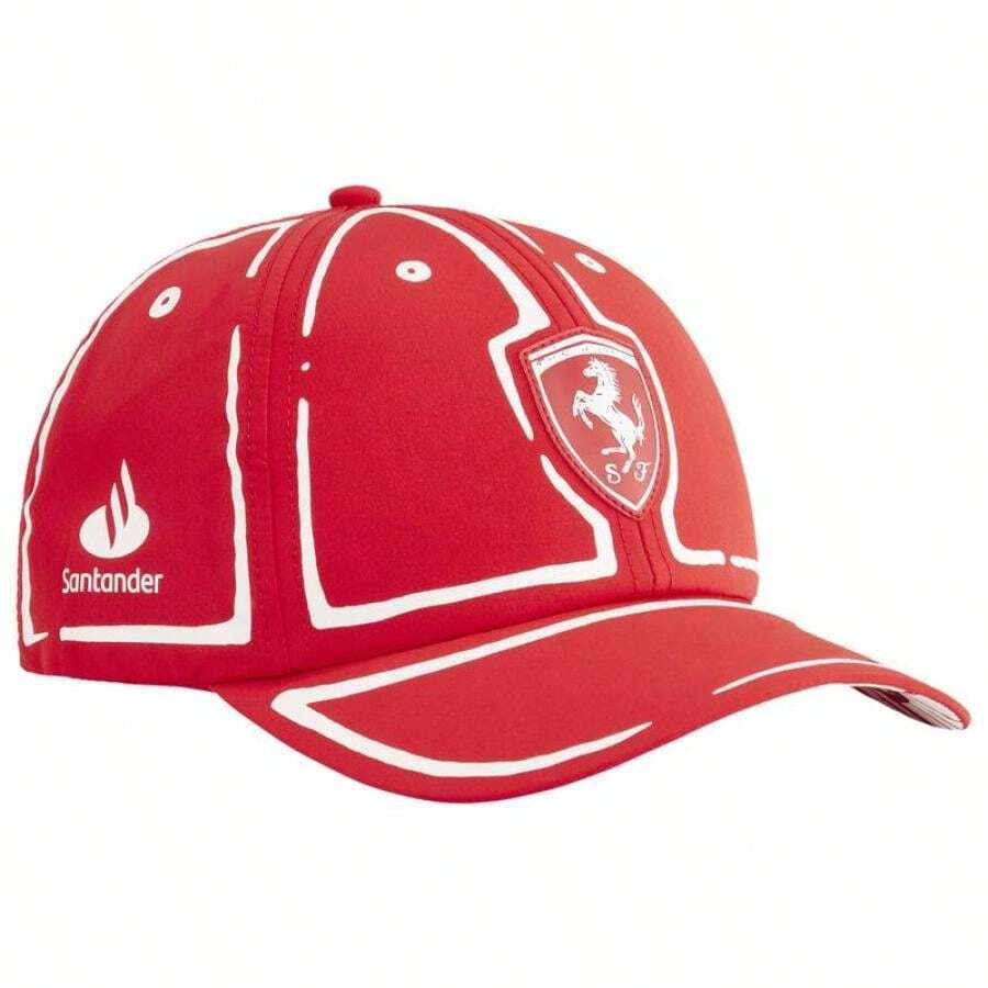 Puma Scuderia Ferrari X Joshua Vides Rplca Sainz Cap - Men's - Rosso Corsa - View 1