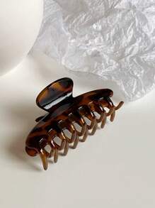 3 件复古风格发夹，时尚几何镂空玳瑁豹纹印花夹，女士大号爪夹，用于淋浴/洗头，发夹，发夹，发夹，接发夹，学校用品，学院秋冬发饰，女士度假装扮