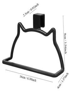 1pc Multi-Functional Hook For Saving Space In Bedroom, Bathroom, And Kitchen With Double Doors Hanger - Easy To Install Without Drilling, For Kitchen And Bathroom Storage - Multicolor - View 7