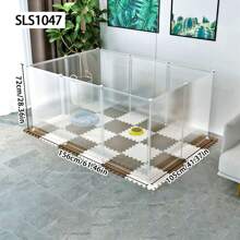 Pet Fence Dog Cage Indoor Dog House Grid Fence Dog Barrier Dog Cat Modular Cage Elevated Dog Crate Cat Cage - Multicolor - View 25