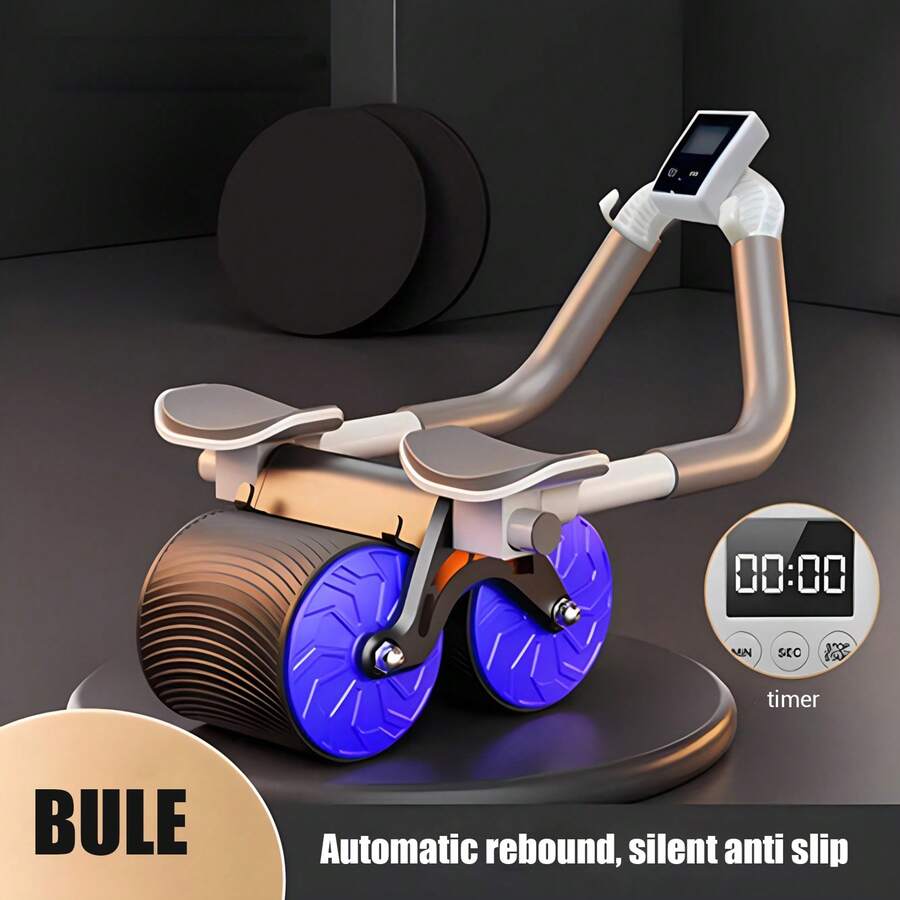 智能制動腹部訓練滾輪，腹部拉伸訓練必備 - 彩色 - 查看 1
