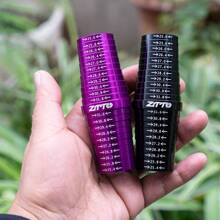 ZTTO 自行车座管直径测量工具，自行车车架管径测量工具，精准测量，25.4 27.2 28.6 30.9 31.6 31.8 铝合金 - 彩色 - 查看 6