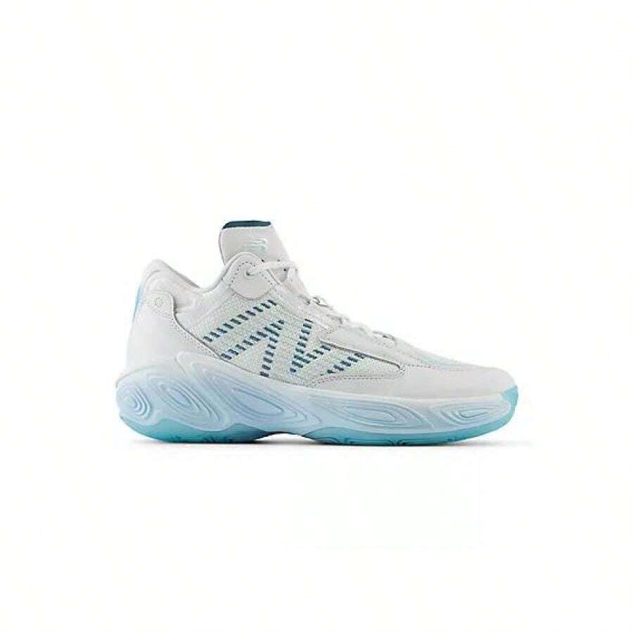 New Balance Kem Tươi BB V2 - Màu trắng với màu xanh Chrome nhạt - Xem 1