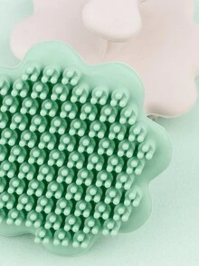 1 Bàn chải làm sạch da mặt bằng silicon hình bông hoa, Bàn chải tẩy mụn đầu đen & tẩy trang đa chức năng, Di động và vừa vặn với khuôn mặt, Lông bàn chải dày đặc và tinh tế - Nhiều màu - Xem 9