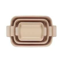 Le Creuset Set Of 3 Heritage Bakers - Cerise - View 4