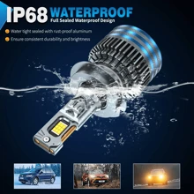 HYNBYZJ 1 对 H4 H7 LED Canbus 100000LM 260W 7535 CSP 汽车大灯 H1 H11 LED 灯泡 9005 9006 HB3 HB4 9012 HIR2 汽车雾灯 - 白色 - 查看 9