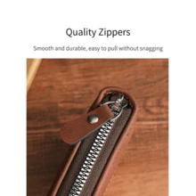 1 szt. Modny męski portfel retro - 1 szt. Nowy, praktyczny wielofunkcyjny organizer na karty z bezpiecznymi przegródkami na wiele kart - i stylowy design