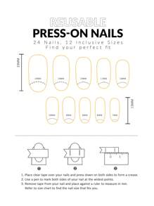 24pcs Silver Oval Shaped Nail Tips + 1 Sheet Jelly Gel Nail Sticker + 1pc Nail File - Multicolor - View 7