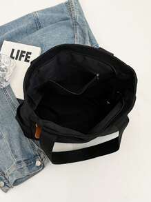 Bolso de tela vintage de un solo color para mujeres, bolso de hombro tipo hobo de moda con múltiples bolsillos, gran capacidad, asa superior, bolso de almacenamiento para vacaciones y viajes, bolso de mano casual para ir y venir, bolso cuadrado portátil de mensajería para uso diario, bolsos de tela para estudiantes, con múltiples compartimentos, perfecto para la playa, la escuela, el trabajo y el uso diario.