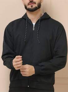 Men Sweatshirts - Black - View 3