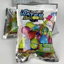 216入組快速填充水球套裝，夏季激爽水上派對遊戲，家庭戶外游泳池水上玩具，戶外水上玩具適用於戶外、友人、夏季歡樂 - 彩色 - 查看 8