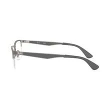 Ray-Ban RX6335 Unisex Rectangle Eyeglasses - Matte Gunm - View 3
