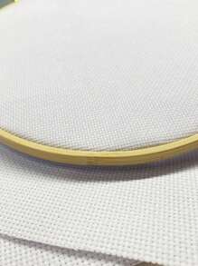 قطعة واحدة من القماش الأبيض لتطريز الصليب، 11/14 خيط، 30 * 30 سم، أو قطعة واحدة من القماش الأبيض للشبكة الصغيرة، 30 * 30 سم، أو قطعة واحدة من القماش الأبيض للشبكة المتوسطة، 30 * 30 سم