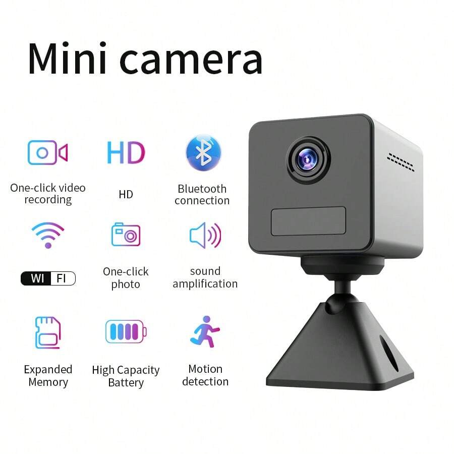 YOUMECAM Camera WiFi không dây 1296P Full HD 3 triệu pixel Camera an ninh di động mini Camera quay video tầm nhìn ban đêm trong nhà/ngoài trời với nguồn cung cấp pin tiêu thụ điện năng cực thấp. Hỗ trợ Wi-Fi 2.4GHz. Bao gồm âm thanh hai chiều, phát hiện cơ thể người PIR thông minh và báo động từ xa. - Camera thêm 32GB - Xem 1