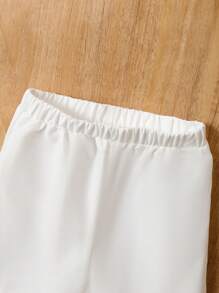 Young Boy Striped Stand Collar Short Sleeve Shirt And Shorts Set - Yellow - View 8