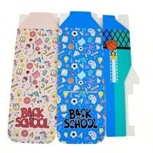 24pcs Back-To-School Theme Pink Backpack Candy Gift Packaging Party Boxes - Pink - View 9