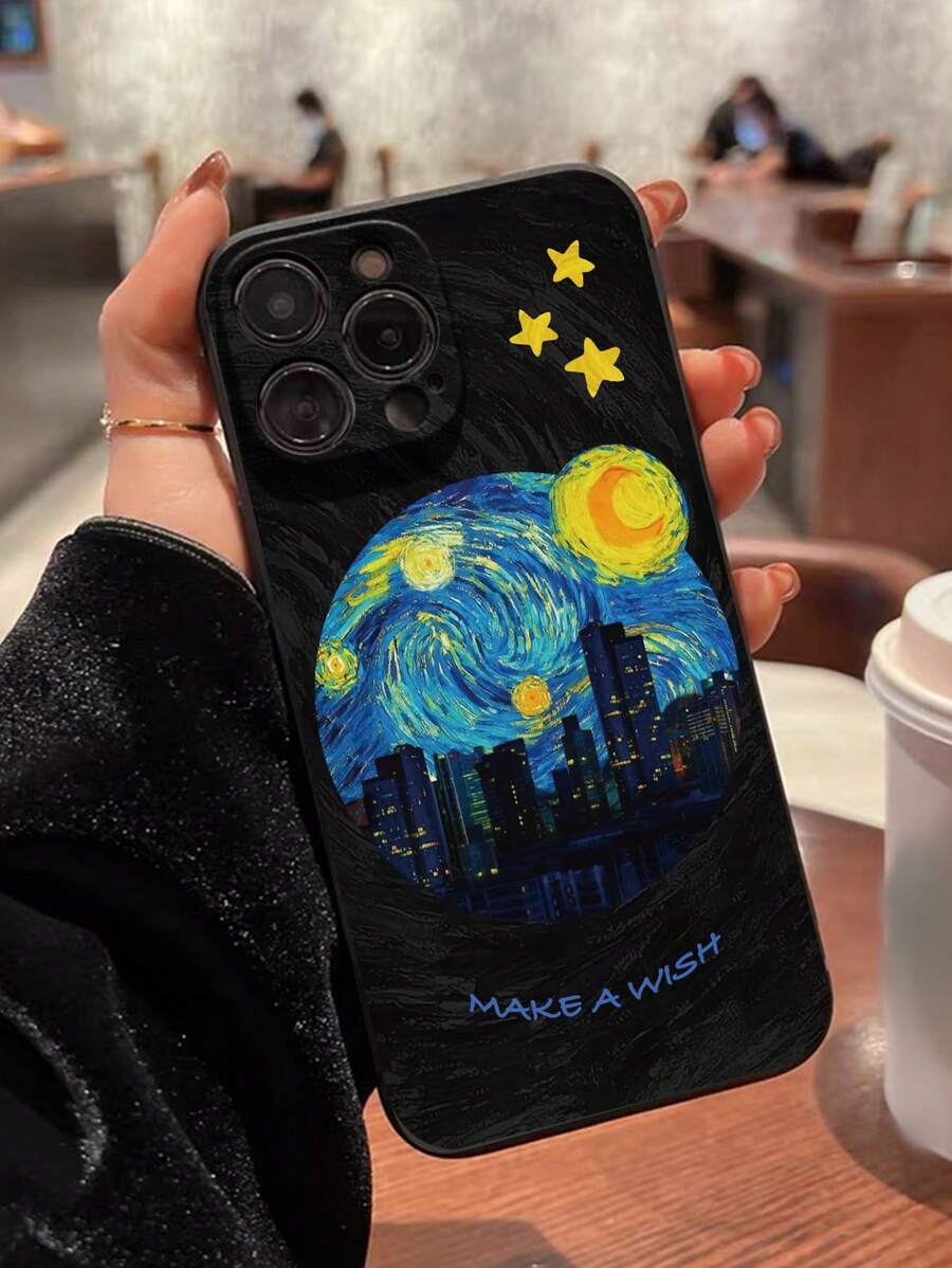 Tương thích với ốp lưng điện thoại phong cách Van Gogh của Apple, họa tiết các địa danh thành phố, cạnh thẳng và lỗ nhỏ tinh tế: Tương thích với iPhone 11 Pro Max, tương thích 3D với 13 hoạt hình, tương thích với iPhone XR, 7/8 Plus, tương thích với iPhone XS, tương thích với Samsung, tương thích với và tương thích với dòng Redmi: Tương thích với Redmi 9, tương thích với Redmi 9a, tương thích với Redmi 10a, tương thích với Redmi 10c, tương thích với Redmi Note 9, tương thích với Redmi Note 10, tương thích với Redmi Note 11, tương thích với Redmi Note 12, tương thích với Redmi 12, tương thích với Redmi 12c - Nhiều màu - Xem 1