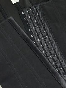 1 件女式可调节肩带紧身衣，带 7 根钢骨，塑身衣，收腹，瘦腰，提臀和紧致压缩