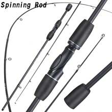 SOUGAYILANG 2-Piece Fishing Rod Spinning & Casting Rod Composite Graphite And Glassfiber Blanks, Fishing Pole For Freshwater