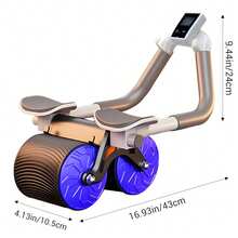 智能制動腹部訓練滾輪，腹部拉伸訓練必備 - 彩色 - 查看 4