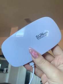 SISGHA 1 件便携式迷你 LED 美甲灯 - 速干技术，USB 充电，适合所有指甲类型 - 适合家庭和沙龙使用 - 白色 - 查看 6