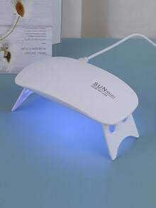 SISGHA 1 件便携式迷你 LED 美甲灯 - 速干技术，USB 充电，适合所有指甲类型 - 适合家庭和沙龙使用 - 白色 - 查看 2
