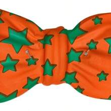 40 Moño Plástico Corbata Neón Grande Batucada Fiesta Boda - Multicolor - Ver 2