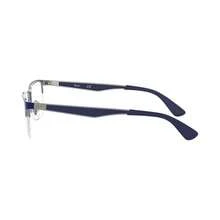 Ray-Ban RX6335 Unisex Rectangle Eyeglasses - Navy - View 3