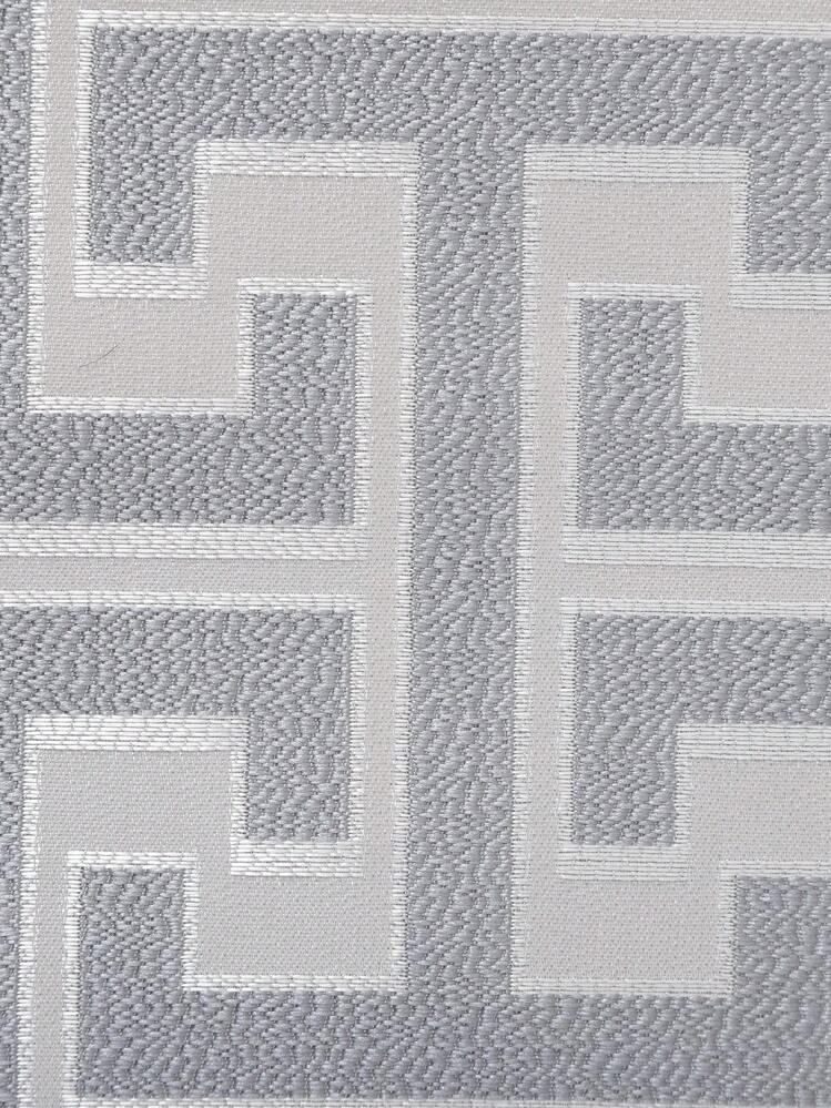 1pc Jacquard Cushion Cover, Modern Throw Pillow Case, Pillow Insert Not Include, For Sofa, Living Room - Grey - View 3